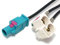 M.I.C. SKAA-51C: Antennenadapter KFZ Auto Radio Antenne Adapter Doppel Fakra Buchse - EIN Fakra Stecker für navigation vw rns rcd plus skoda octavia seat bmw audi AV8V6 AB8 AVM8 AVM9 AU7