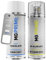 MG PRIME Vernice per auto Kit bombolette spray 2K per Fiat 249 Bianco Banchisa/Banquise Weiss Bomboletta a spruzzo vernice di base 2 componenti vernice trasparente