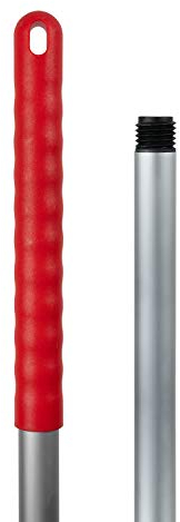 Blake & White Socket Mop Handle Aluminium - Purely Smile Lightweight & Rust Resistant Red Mop Handle with Extended Grip for Comfortable Use - 135L x 3W cm (PS8040)