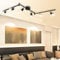 Bojim LED Deckenleuchte Drehbar, Deckenstrahler 6 Flammig Schwenkbar Schwarz, Deckenlampe Strahler für Wohnzimmer, Schlafzimmer, Küche, inkl. 6 x 6W GU10 LED Leuchtmittel, 550LM, Warmweiß 2700K
