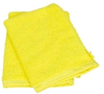 ARTG Towelzz® Lot de 5 Gants de Toilette Jaune