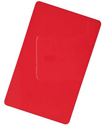 YARONGTECH NTAG215 NFC Blanko PVC Farbkarten funktionieren mit TagMo für alle NFC-fähigen Smartphones und Geräte (10 Stück) (rot)