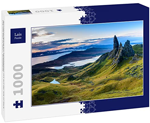 Lais Puzzle Sonnenaufgang am beliebtesten Ort auf der Isle of Skye - The Old Man of Storr, Schottland 1000 Teile