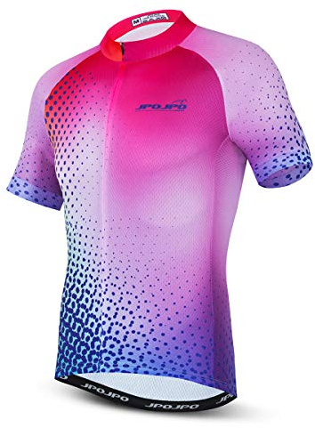 Fahrradtrikot für Herren, MTB-Trikot, Rennrad-Shirt, Sommer, kurzärmelig, Fahrradbekleidung, Cu5031, XL