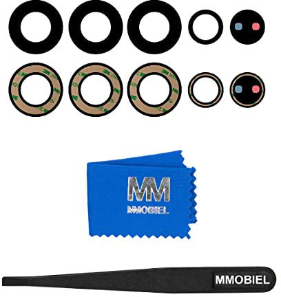 MMOBIEL Back Rear Camera Glass Lens Replacement Compatible with Samsung Galaxy S23 Ultra 5G 2023. - Incl. Double Sided Adhesive, Tweezer and Cloth.