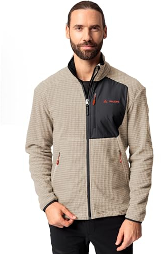 VAUDE Herren Me Neyland Fleece Jacket, Linen, M Jacke, weiß, M