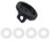 Sileduove Fahrradcomputer-Halterung aus Aluminiumlegierung und ABS, schwarz, GPS-Halterung für Brompton, für Garmin, leichte Fahrradcomputer-Halterung, 1865G6LVX7UL08U2D0X2950W4
