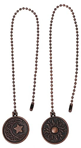 WESIEVYA 2stücke Deckenventilator Zugketten Verlängerungen Chandelier Pendel Aus Elegante Lampenanhänger Für Deckenleuchten Und Ventilatoren