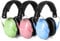 MelonArt Kids Noise Cancelling Headphones Kid Ear Protection for Autism Sensory Shooting (Blue & Pink & Green)