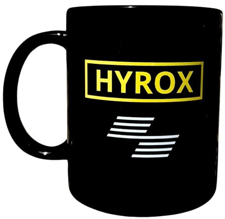 Hyrox Ceramic Mug 360 ml | Coffee Tea Gift Idea for Sports | Fitness & Running Accessory | Large Mug to Gift for Friends, Colleagues, Birthdays, Families