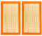 FWRCCMJ 2X filtres Plats/Fit for Karcher NT 35/1 45/1 55/1 TACT + Te M + AP + BS 6.904-367.0 Outils de Remplacement d'aspirateur for la Maison