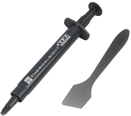 Pasta Termica TF8 Alta Efficienza 13,8 W/MK, Composta da Microparticelle di Carbonio, Non Conduttiva,per CPU e GPU, Compatibile con Tutti i Sistemi di Raffreddamento, 2g con Strumento di Applicazione