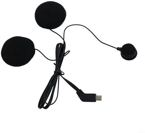 Microfono di ricambio per cuffie per casco da moto con supporto asta microfono per comunicazione intercom