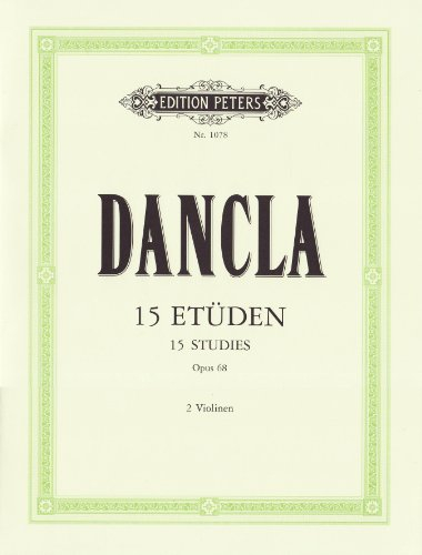 15 Etüden für Violine mit Begleitung einer zweiten Violine op. 68: Performing Score (Edition Peters)