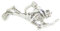 Scuba Diver Sterling Silber Charm .925 x 1 Tauch- und Sub Aqua Charms