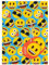 Emoji Geschenkpapier, 2 Bögen und 2 Geschenkanhänger
