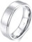 Zakk Ring Herren Damen Titan Verlobungsringe Eheringe Trauringe Silber Gebürstet 4mm 6mm 8mm(Silber-6mm, 62 (19.7))