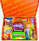 American Sweets Gift Box - Dolci Di Lechlade - USA Candy Chocolate Sweet Hamper Birthday Kids Holiday Selection Treat Present Pick & Mix Gums American