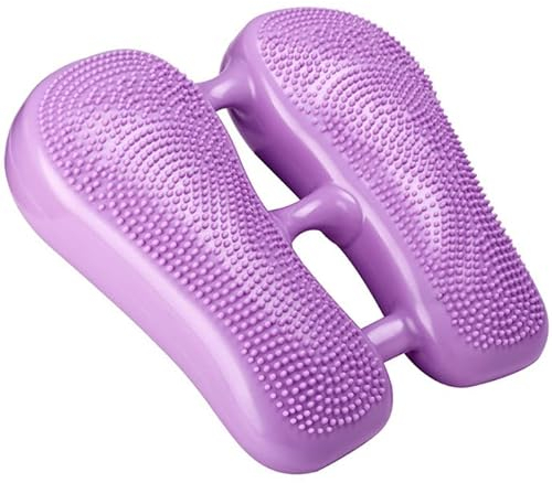 ZAIED Balance-Stepper FüR üBungen,Aufblasbarer Stepper,Fuß Balance Pedal, Aufblasbares Laufband,Gleichgewichtstraining FüR üBungen,Fitness FüR Fitnessstudio,BüRo,Zuhause,Lila