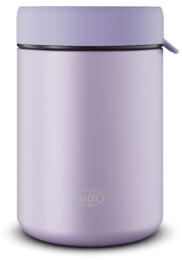 alfi ISO FOOD MUG 350ml, lila pastell, Edelstahl Thermobehälter für Essen, Isolierbehälter für Suppen, Salat, Müsli to go, hält 5 Stunden warm, 10 Stunden kalt, spülmaschinenfest, BPA-frei