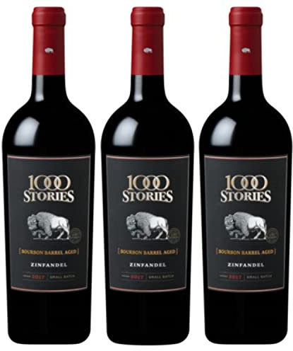 Fetzer 1000 Stories Bourbon Barrel Aged Zinfandel Rotwein Trocken USA Kalifornien inkl. FeinWert E-Book (3 x 0.75l)