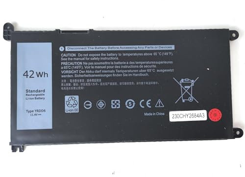 Batteria per notebook Dell Inspiron 15 5570 5565 5567 7570 YRDD6 15 3000 15 5000 YRDD6 7586 5482 5480 5481 5485