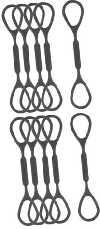 Abaodam 10stücke Silikon Trompeten Stopper Ringe Elastische Slide Stopper Für Trompeten Schwarz Zubehör Für Schutz Und Stabilität Der Ventile
