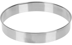 Stainless Steel Pizza Saucing Ring Pizza Stuffing Ring Muffin Mousse Rings Tart Pastry Rings Molds Round Pizza Cutter Biscuit Cutter Pancake Rings Kitchen Baking Tools (7 Ring for 8 Pizza)