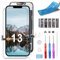 Beefix Pantalla LCD de repuesto para iPhone 13 de 6,1 pulgadas FHD 3D con kit de reparación, modelo A2482, A2631, A2634, A2635