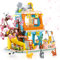 TOY PLAYER Katzenhaus Bausteine Spielzeug, Friends, MOC Creative STEM Friends Haus klemmbausteine Baustein Set, Geschenk für Jungen und Mädchen im Alter von 8-16+ Jahren (521 PSC)