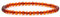 Echtes Bernstein Edelstein Armband mit runden 4mm Perlen - verschiedene Längen - Heilstein Schutzstein Edelsteinarmband Glücksbringer Talisman Geschenk (Bernstein, 21CM)