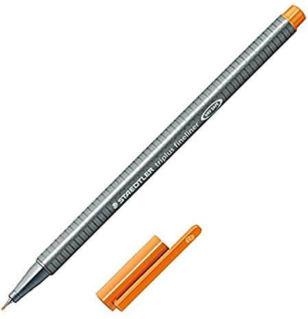 Staedtler – Triplus FineLiner 334 – Superfeine Filzspitze 0,3 mm Marron, Gris