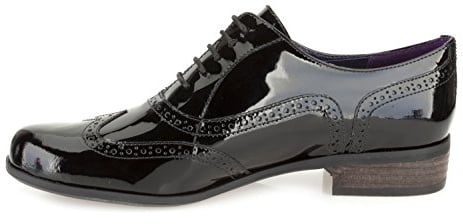Clarks Damen Hamble Oak Derby, Schwarz Black Patent, 38 EU