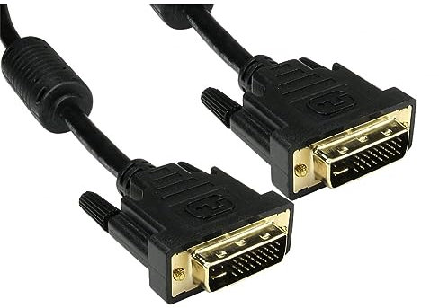 rhinocables DVI Cable DVI-I Male Dual Link Cable 28 +1 Digital & Analog 29 Pin Video Display Lead (3m)
