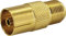 Schwaiger GOUST9320537 Adapter F/Koax Buchse Gold
