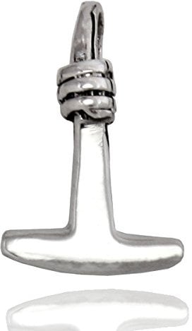 Ansgar – Small Thors Hammer Pendant in Silver)