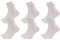 Rainbow Socks - Femme Homme Chausettes Midi en Bambou - 6 Paire - Blanc - Taille 39-41