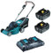 Makita DLM380PM2 - Tagliaerba a batteria 2 x 18 V/4, 0 Ah, 2 batterie + doppio caricatore