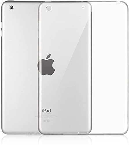 Asgens Funda para iPad 9.7 5.ª/6.ª Generación 2017/2018,Transparente Delgado Silicio Suave TPU Funda para Apple Nuevo iPad 5/6 9.7 Pulgadas Modelos A1822/A1823/A1893/A1954(2017/2018)