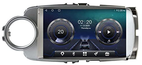 Autosion - Reproductor de DVD para coche Android 10, radio navegador, GPS, estéreo, para Toyota Yaris 2012 2013 2014 2015, Bluetooth, SD, USB, radio OBD, WIFI DAB
