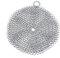 Fdit Cast Iron Cleaner Set 7x 7 Premium Stainless Steel Chainmail Scrubber for Effortless Cleaning of Cast Iron Skillet Pan and Griddle