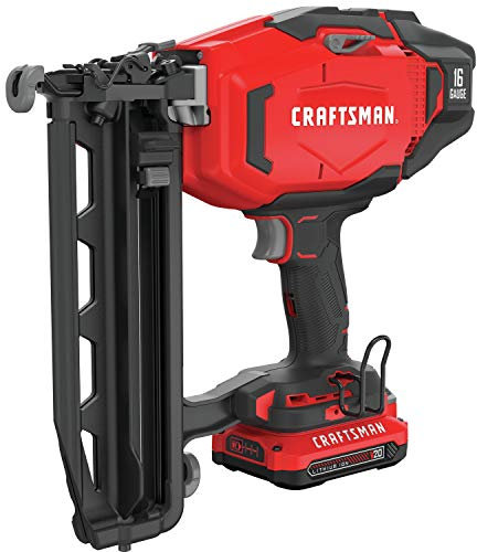 CRAFTSMAN V20 Cordless Finish Nailer Kit, 16GA (CMCN616C1)