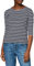 Armor Lux Damen Matrosenshirt mit 3/4-Ärmeln aus leichte Baumwolle T-Shirt, Mehrfarbig (Rich Navy/Blanc Bi8), XXXX-Large (Herstellergröße: 7)