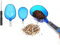 Balanza de cuchara, 500 g/0,1 g Pantalla LCD Cocina digital Balanza de cuchara de comida Tazas para hornear café, con 3 cucharas medidoras desmontables, Unidad gramo OZ Gn Ct(Spoon Scale)