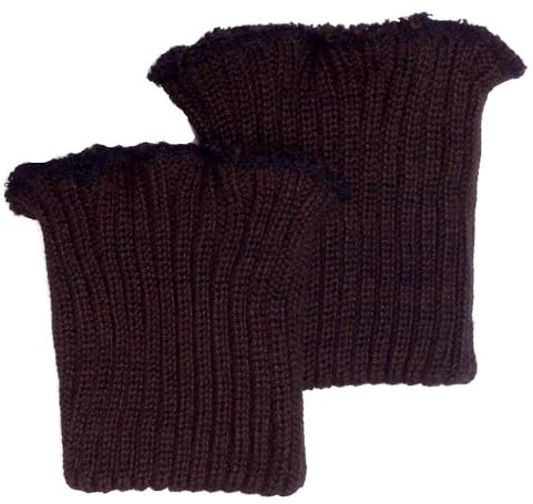 Großhandel für Schneiderbedarf Ärmelbündchen dunkelbraun grob gestrickt…