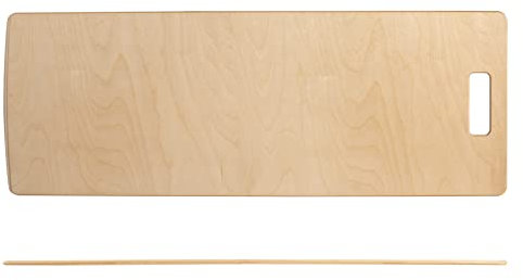 Habi Pala Pizza per Infornare, Legno, con Manico, 36x100cm