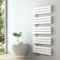 S'AFIELINA Design Badheizkörper Handtuchheizkörper Weiß Flach Paneel Seitenanschluss 1320x600mm Heizkörper für Bad Handtuchtrockner 798 Watt