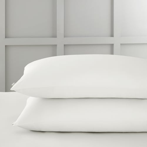 Bianca 400 Thread Count Cotton Sateen Standard Pillowcase Pair Ivory