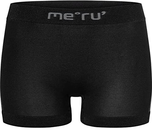 Meru Damen Atka Unterhose, Black-Grey, L