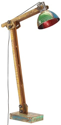 vidaXL Stehlampe Stehleuchte Standleuchte Standlampe Leselampe Bürolampe Industrielampe Lampe Leuchte Beleuchtung Wohnzimmerlampe Mehrfarbig E28